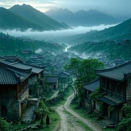 风雨山村